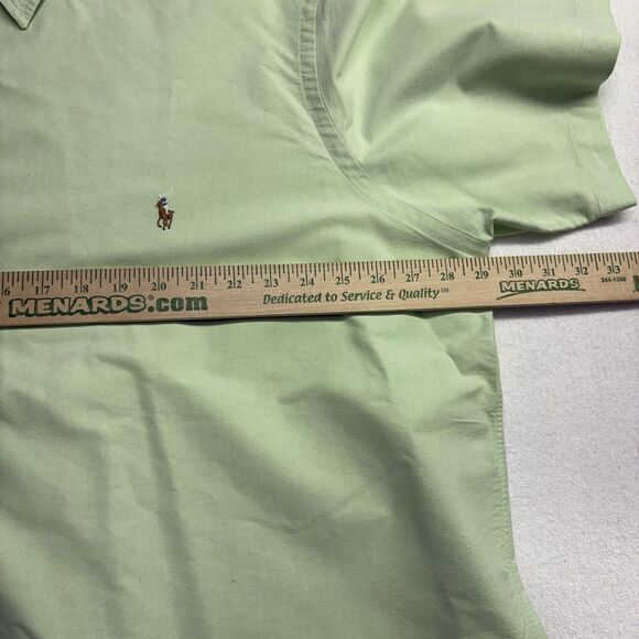 Ralph Lauren Shirt Mens Extra Large Green Classic  Pony Short Sleeve 2XB - Picture 9 of 10